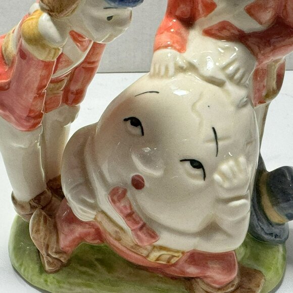 Once Upon A Time 1983 Quon-Quon Humpty Dumpty Figurine Japan Ceramic Collectible - Picture 5 of 6